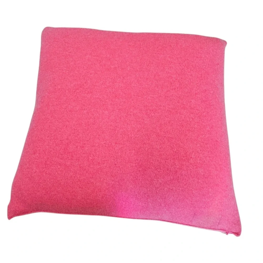 Rani Arabella Cashmere Throw Pillow LOVE Down‎ Italy Luxury 21x21 Pink Limited